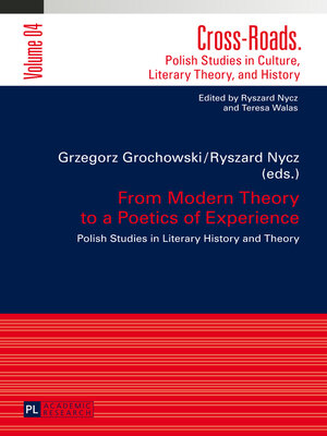 cover image of From Modern Theory to a Poetics of Experience